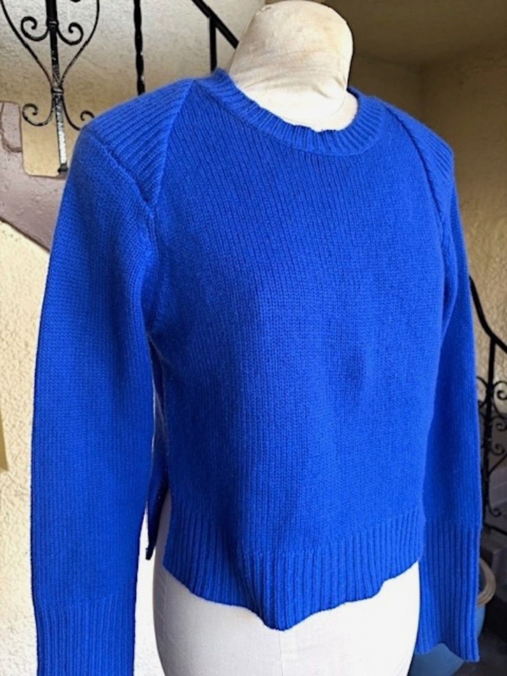 RtA Cropped Cashmere Crewneck Sweater NWOT/sz S